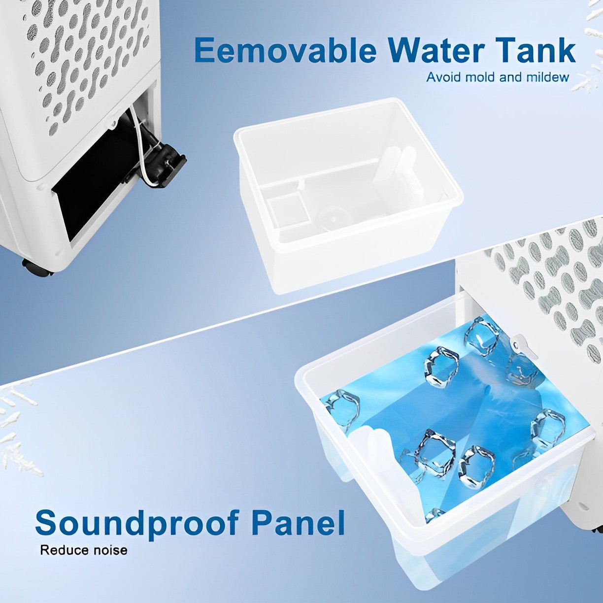 3-IN-1 Evaporative Air Cooler Portable Fan Cooling