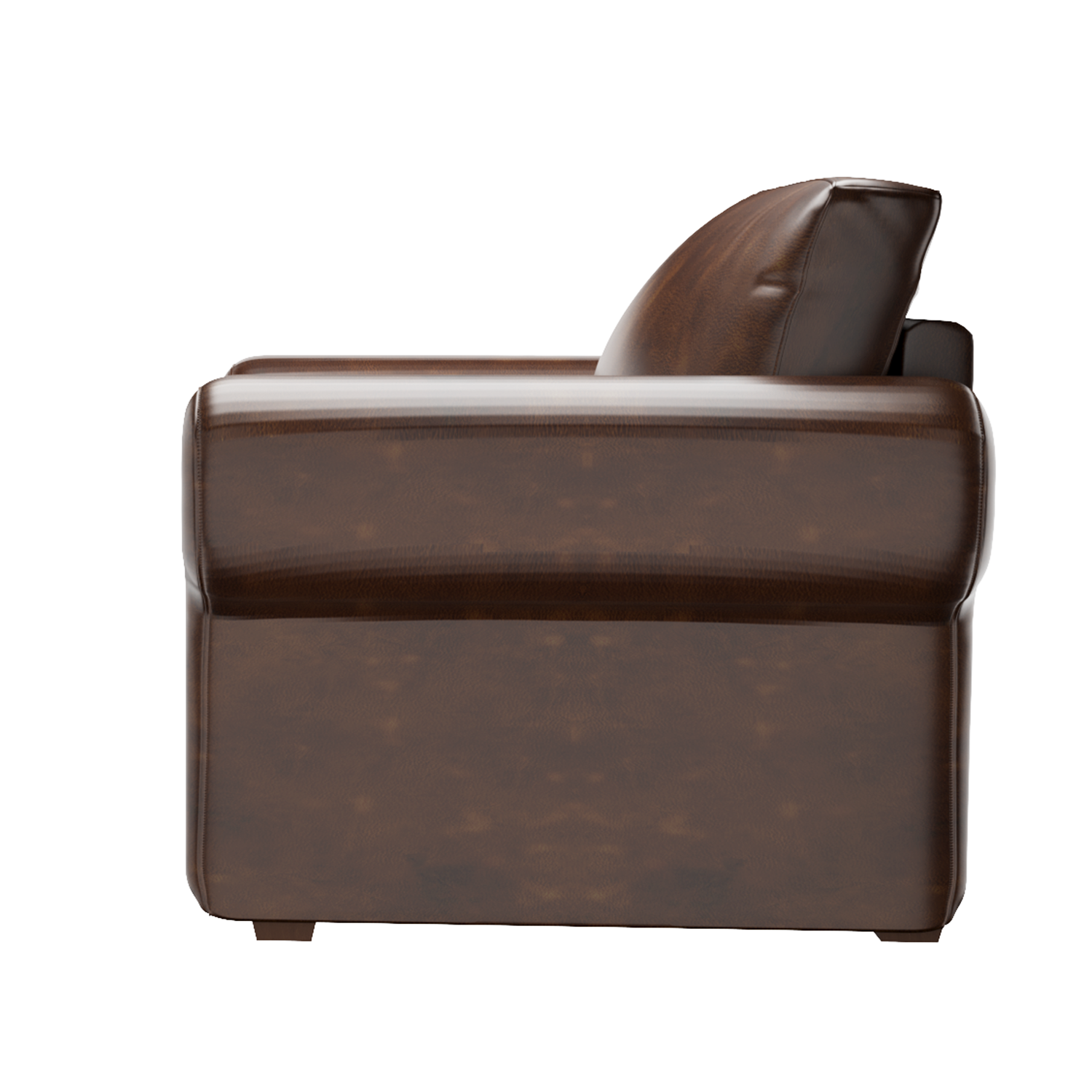 43.7 in W Vegan Leather Armchair