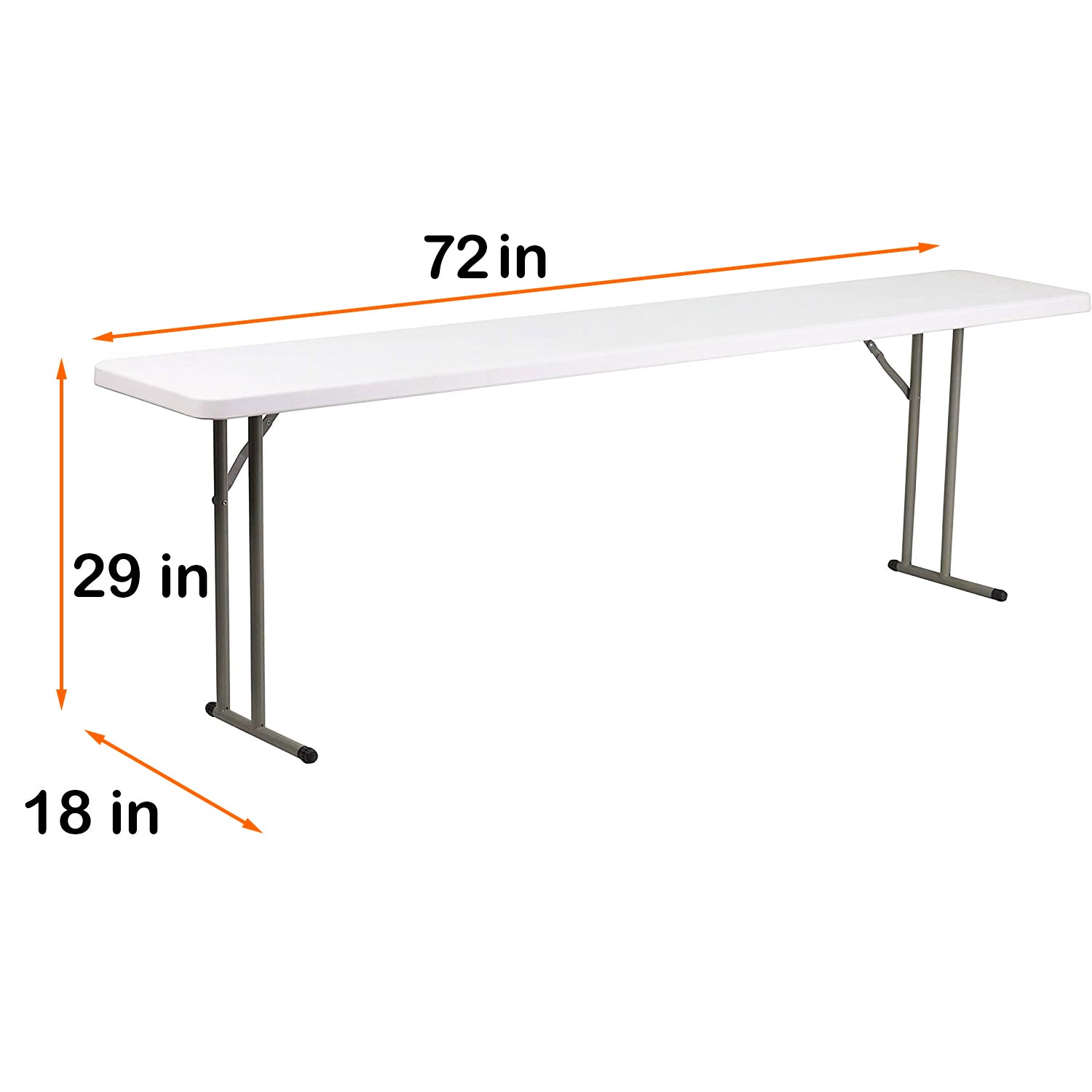 6 ft. Plastic Multi-Functional Folding Table