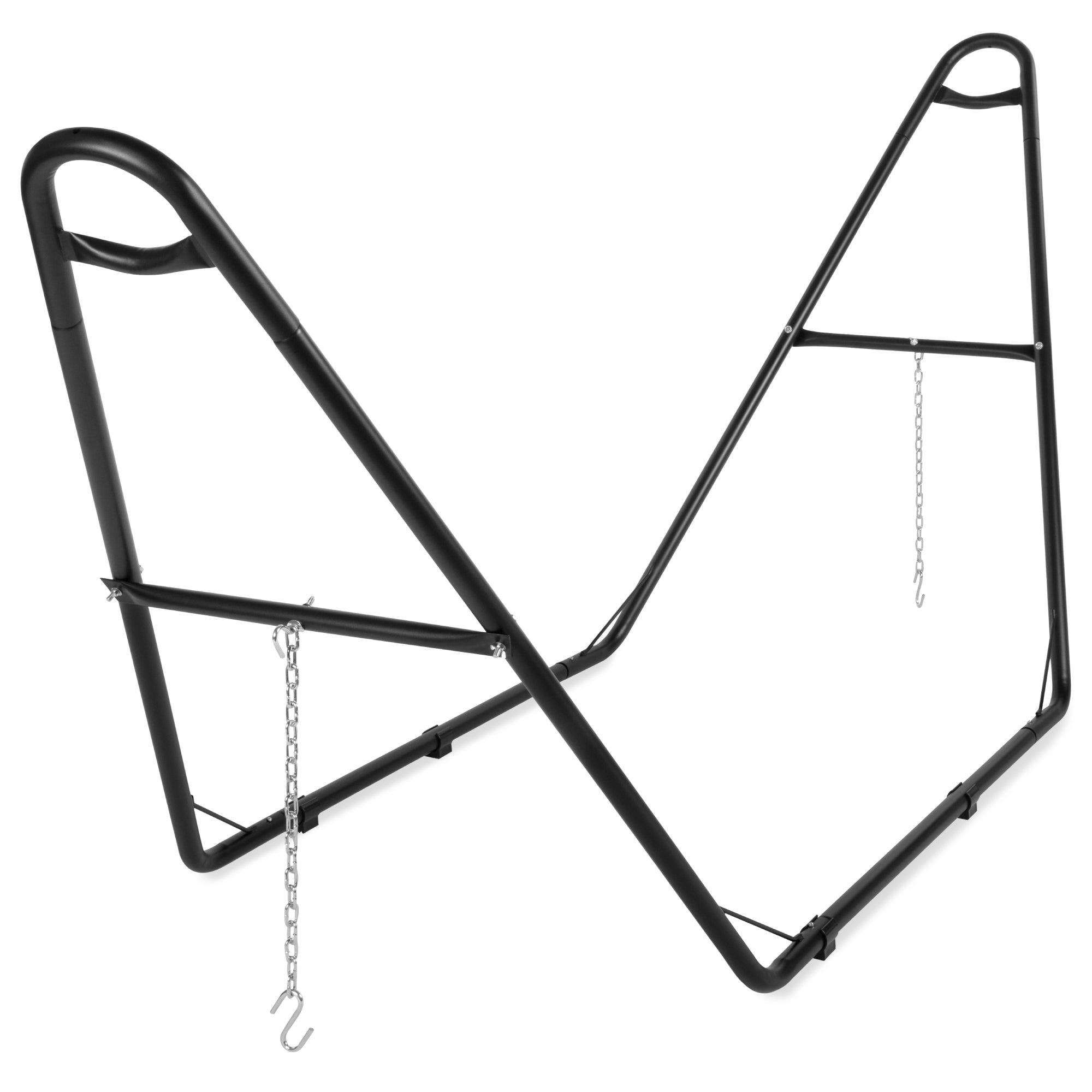 SUGIFT  Adjustable Universal Steel Hammock Stand for Hammocks 9-14ft Long w/ S Hooks
