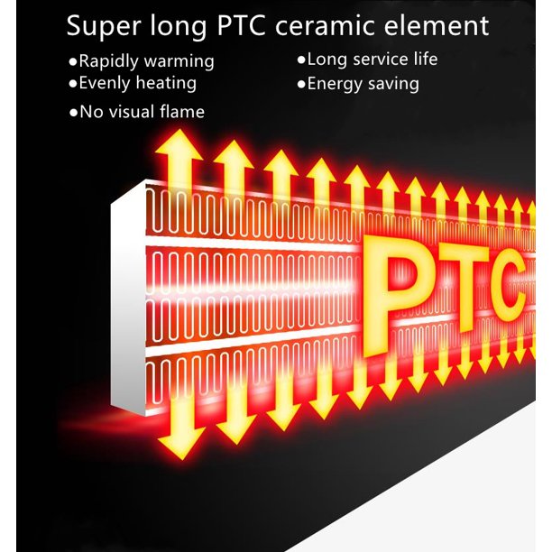 1500W Ceramic Tower Space Heater with Remote,White