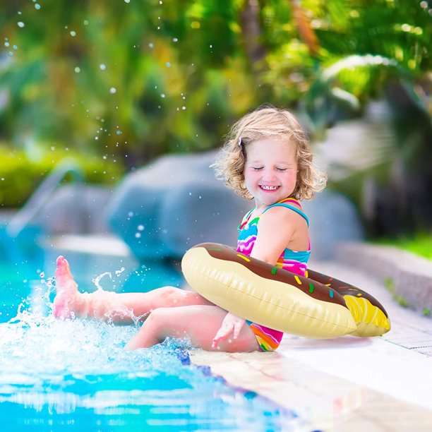 SUGIFT  Pool Floats for Kids, Floating Swim Rings for Summer, Pool, Swim Raft
