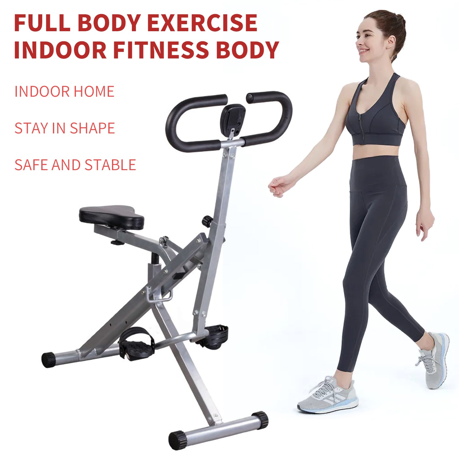SUGIFT  Squat Auxiliary Training Device, Abdominal Training Device, Can Exercise Waist, Hips, Thighs