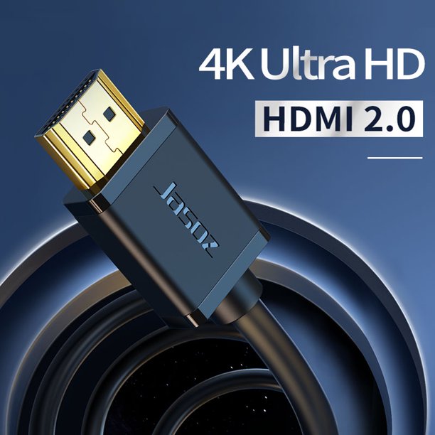 SUGIFT 4K HDMI Cable 6.6 FT, High Speed 18Gbps A102 HDMI 2.0 Cable, 4K HDR, 3D, 2160P, 1080P, HDMI Cord 32AWG, Audio Return(ARC) Compatible UHD TV, Blu-ray, PS4, PS3, PC, Projector