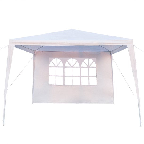 SUGIFT  Party Tents,10x10in Waterproof Gazebos,Sunshades Shelter Commercial Tent for Wedding,Events with Removable Sidewalls Thicken Steel Tube (10x10in w/3 Sidewalls)