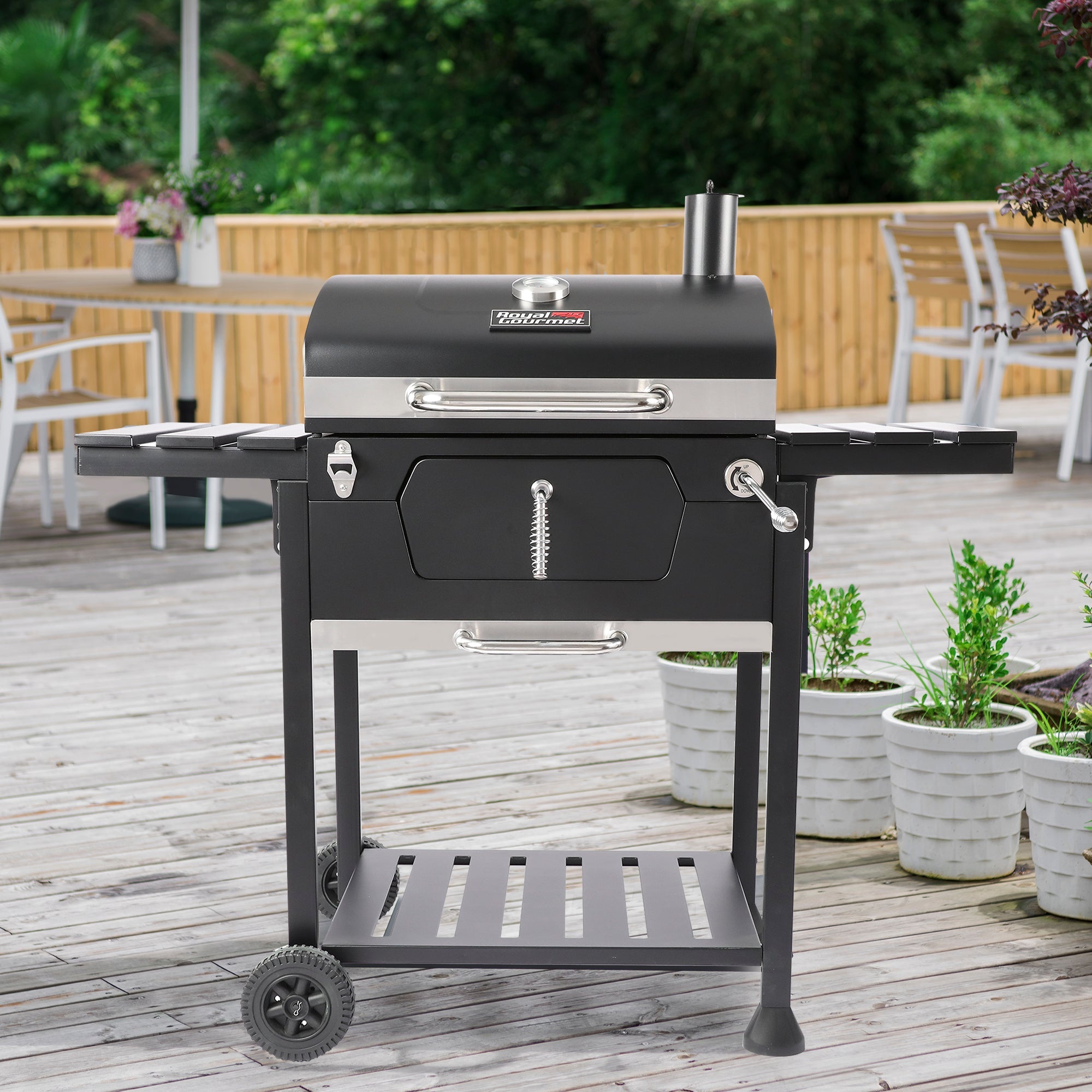 SUGIFT  24-inch Charcoal BBQ Grill