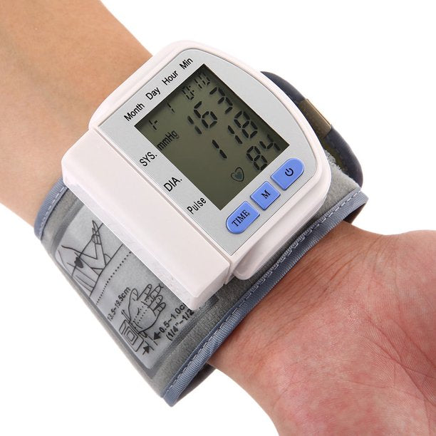 SUGIFT  Wrist Blood Pressure Monitor, 99 Readings Memory 2 User & Large Display
