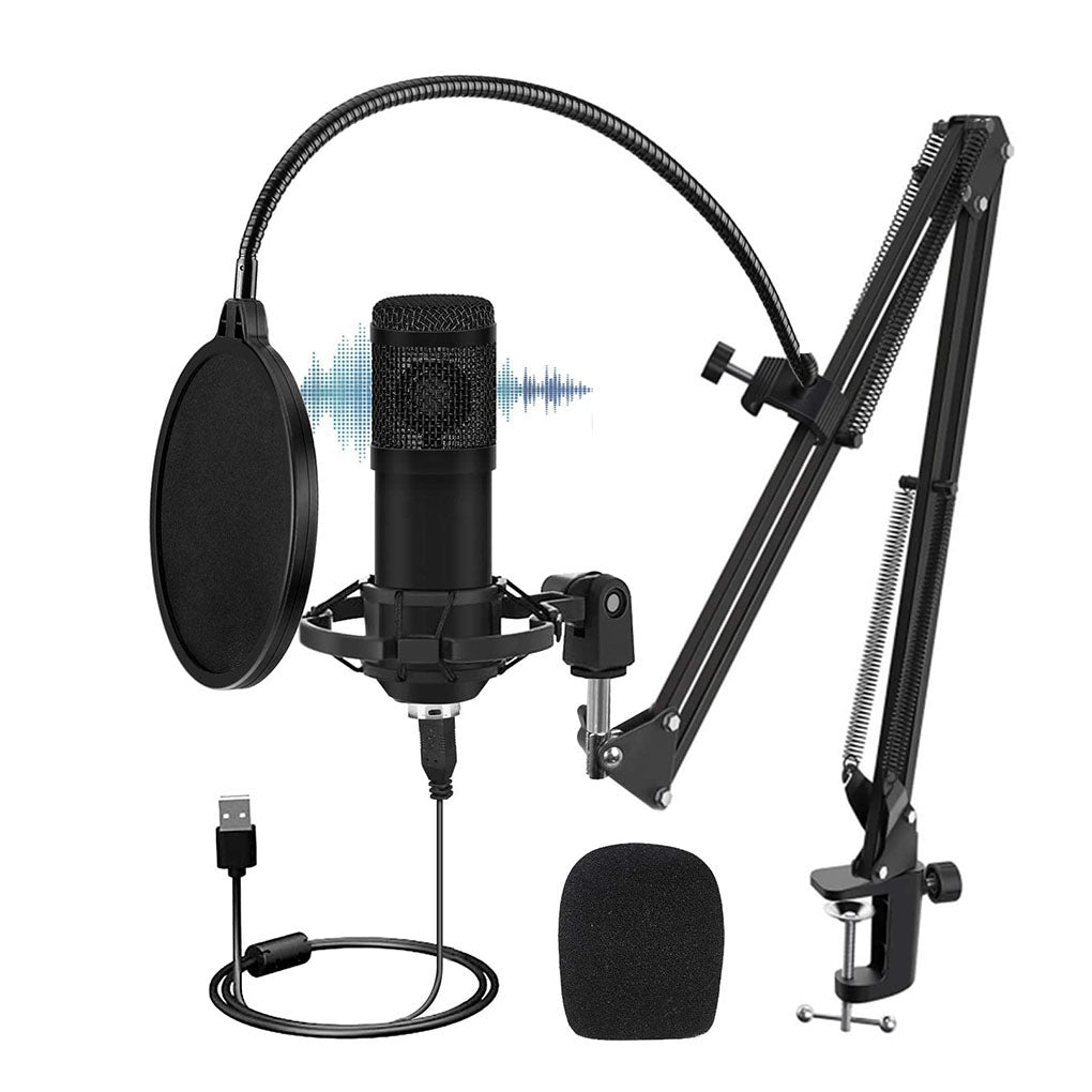 SUGIFT  192KHz/24Bit USB Gaming Streaming Microphone Set