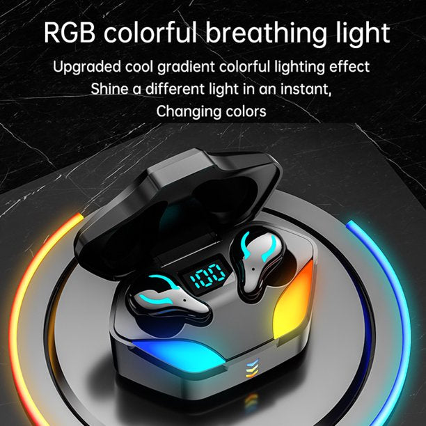 SUGIFT  Wireless Earbuds, 220H Playtime Bluetooth 5.1 IPX5 Waterproof Touch Control