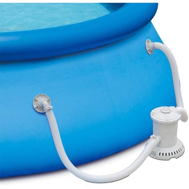 SUGIFT  12ft x 36in Quick Set Inflatable Above Ground Swimming Pool with Filter Pump