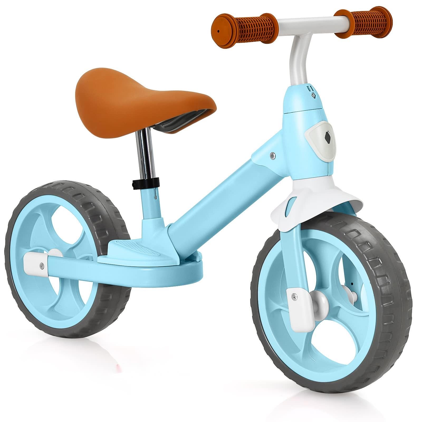 SUGIFT Kids Balance Training Bicycle with Adjustable Handlebar and Seat - Blue