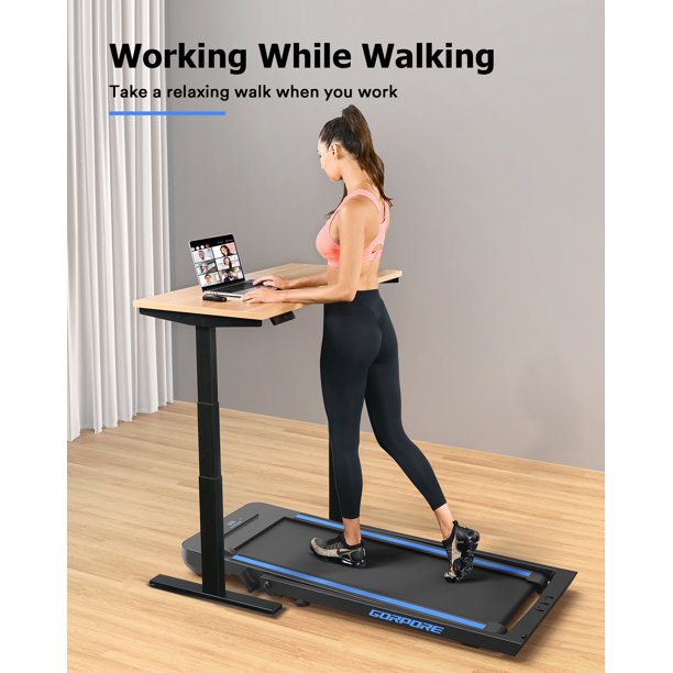 SUGIFT  2 in 1 Walking & Running Electric Treadmill, 2.5HP Walking Jogging Machine for Home Office