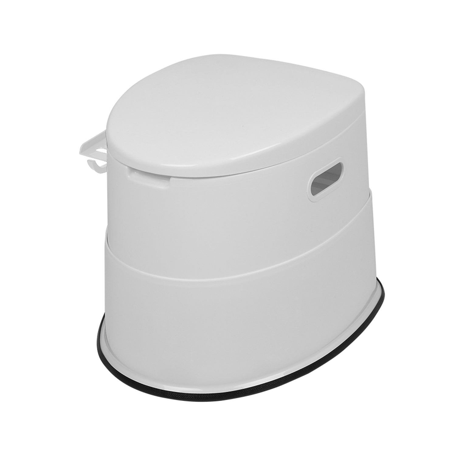 SUGIFT  Portable Toilet with Non-slip Mat White
