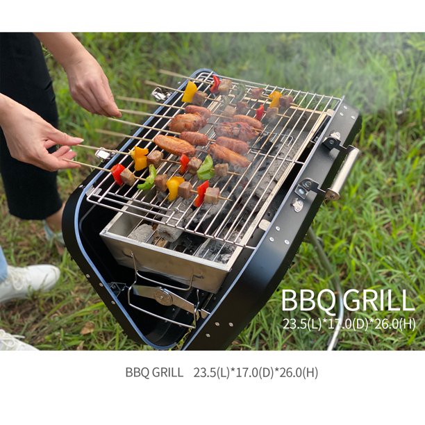SUGIFT  Charcoal Grill Collapsible and portable Handle design BBQ grill for Outdoor BBQ