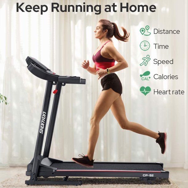 SUGIFT  Folding Treadmill 2.0 HP Multifunctional Compact Electric Treadmill