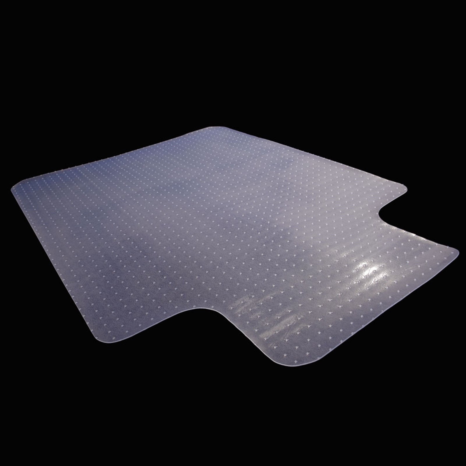 SUGIFT  36 x 48 inch Home Floor Chair Transparent Protective Pad, White PVC Floor Mat