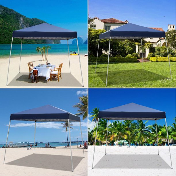 SUGIFT  8 x 8 Pop Up Canopy Tent Instant Waterproof Folding Tent with Carry Bag