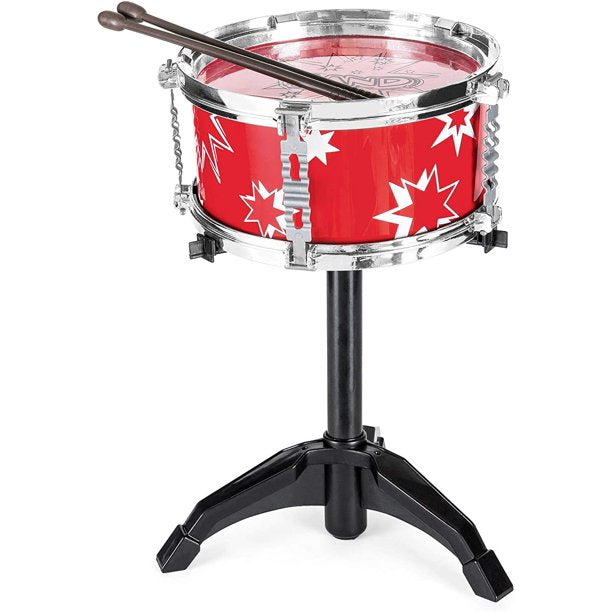 SUGIFT  11-Piece Kids Starter Drum Set ,Red