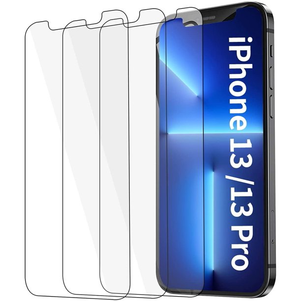 SUGIFT  Screen Protector Designed for iPhone 13 PRO MAX Tempered Glass, 6.7 inch (3 PACK )