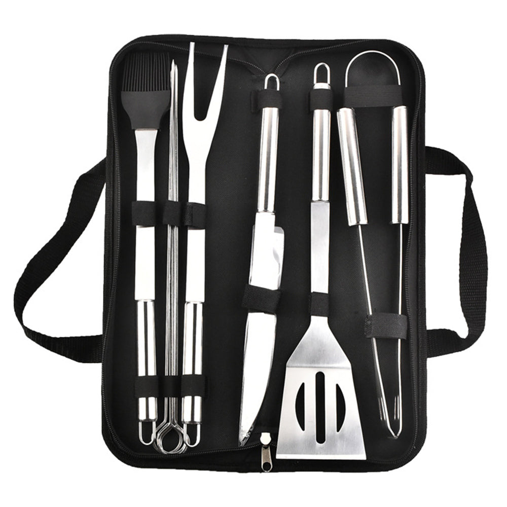 SUGIFT  Grilling Accessories BBQ Tools Set, 9 Piece Stainless Steel Grill Kit with Case, Great Barbecue Utensil Tool for Men, Women, Dad