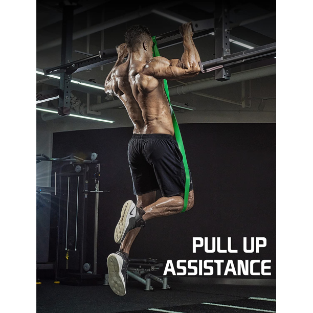 SUGIFT  Pull Up Assistance Bands, Resistance Bands Set for Men&Women, Perfect for Body Stretching, Powerlifting, Resistance Training