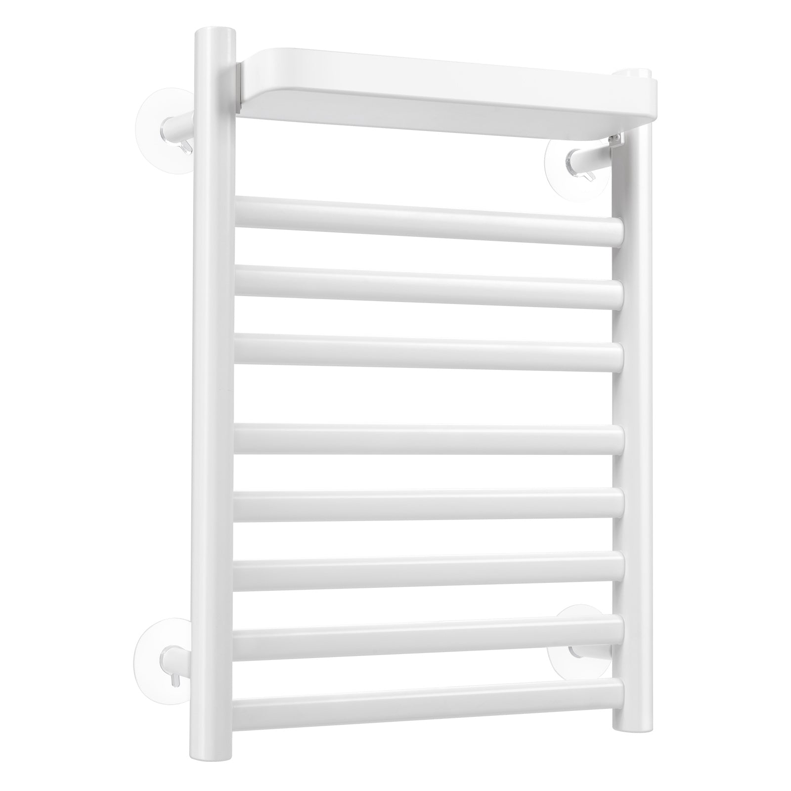 Premium Aluminum Alloy Electric Towel Warmer with 8 Bars and Top Tray