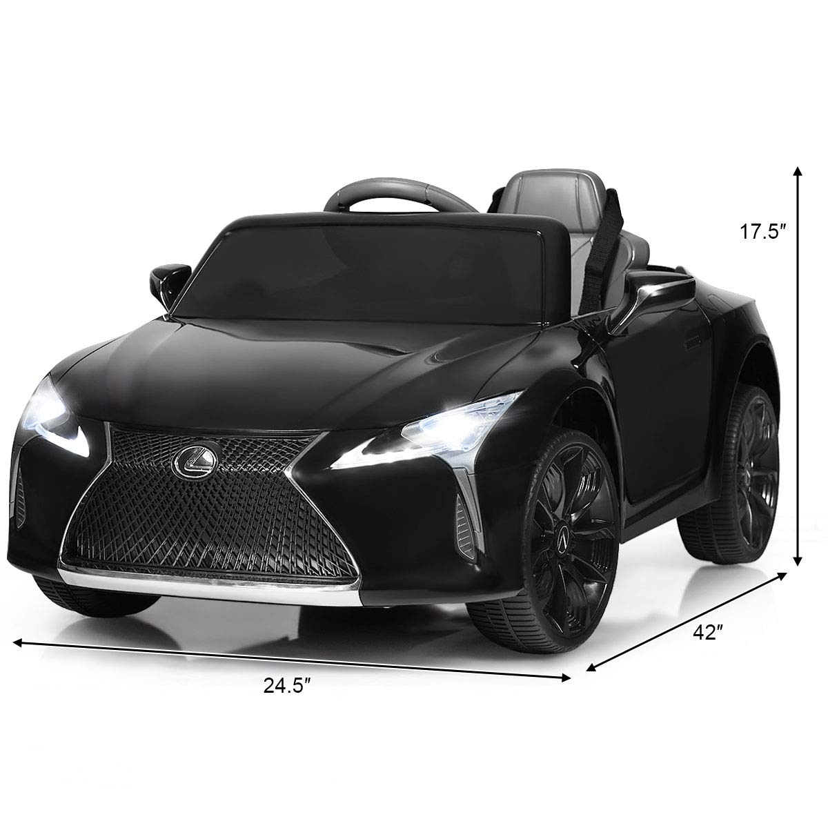 SUGIFT Lexus LC500 Licensed Kids 12V Ride Remote Control Electric Vehicle