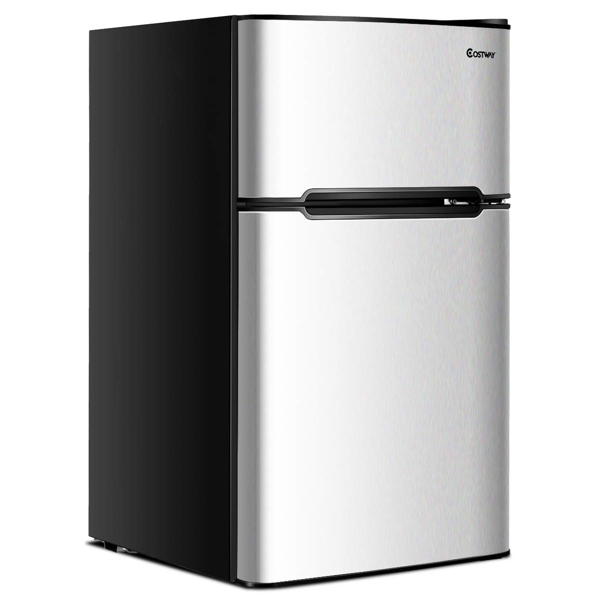 3.2 cu ft Compact Stainless Steel Refrigerator