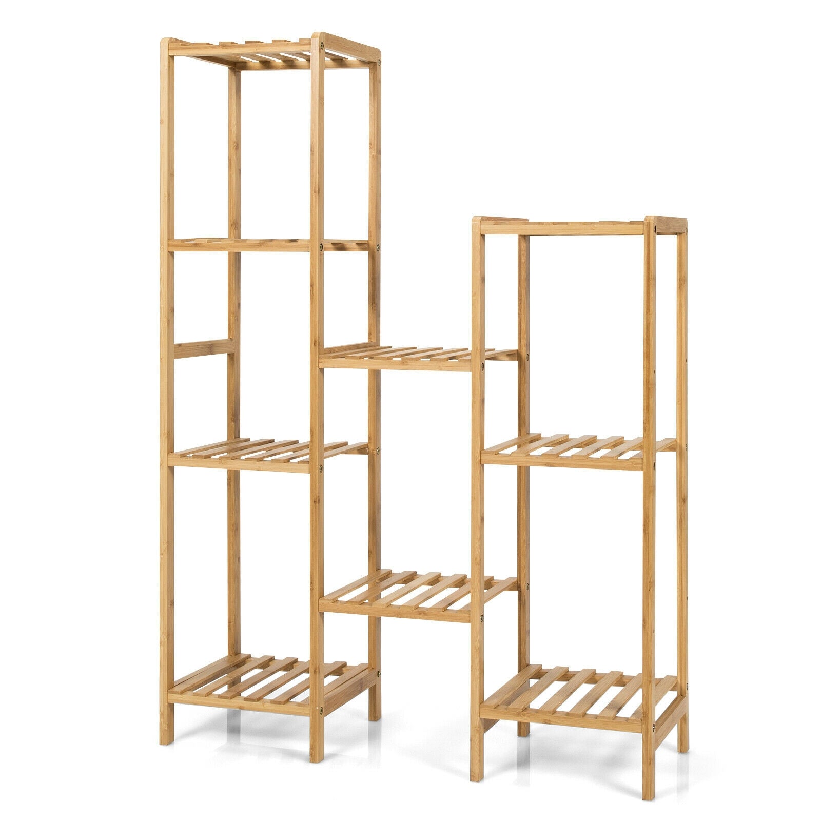 SUGIFT 9/11-Tier Bamboo Plant Stand for Living Room Balcony Garden