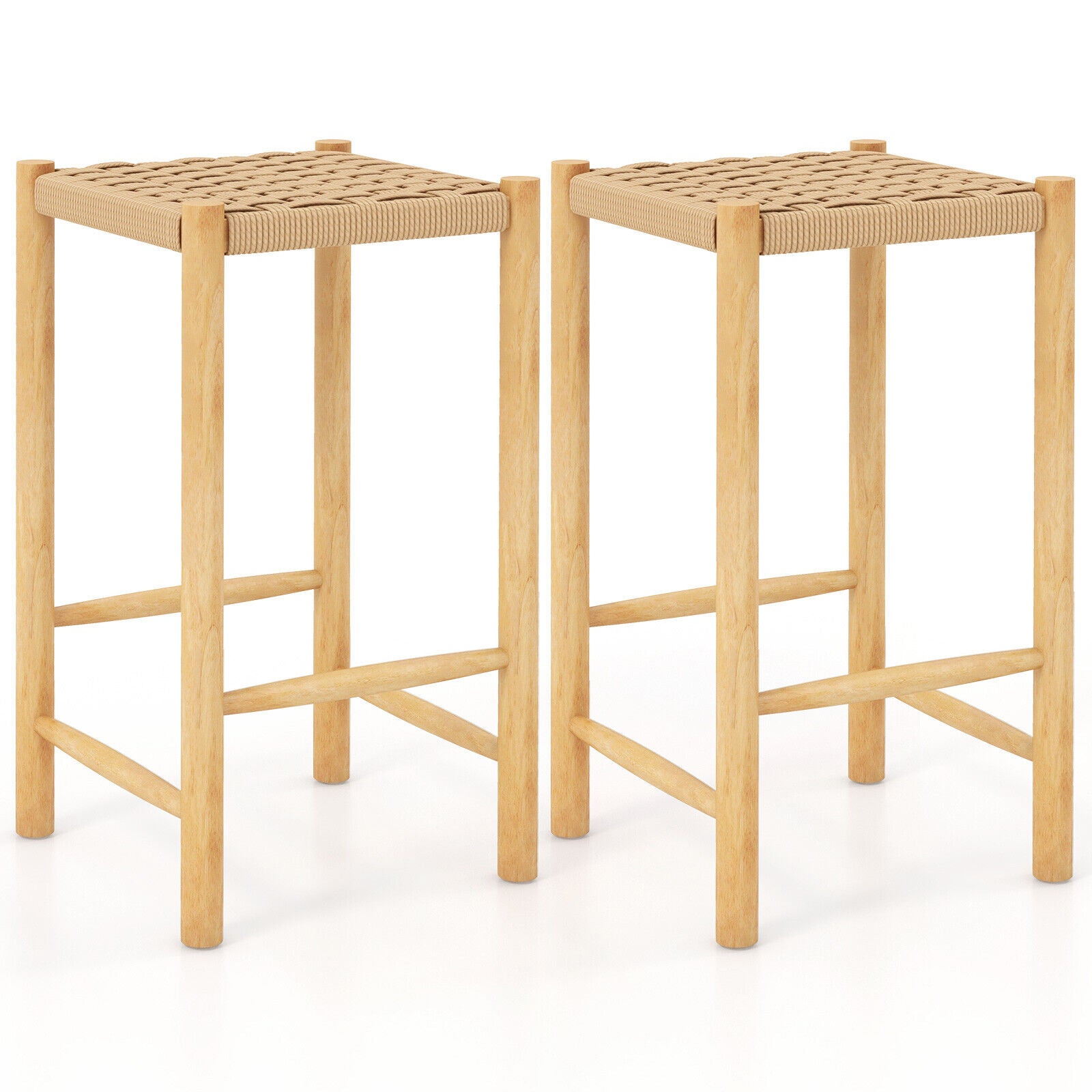 SUGIFT 26 Inch Dining Bar Stool Set of 2