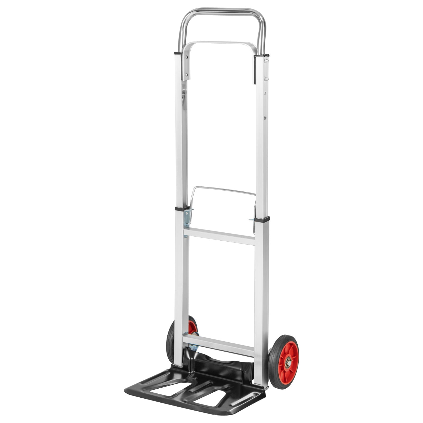 SUGIFT Portable Folding Hand Truck with Telescopic Handle and Wheels