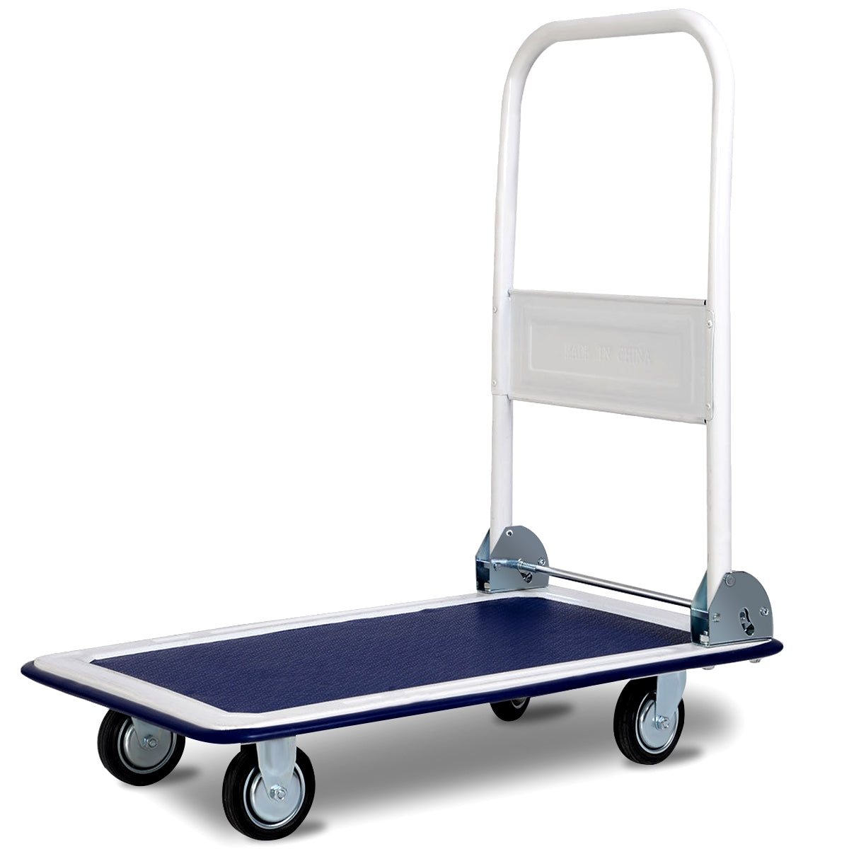 SUGIFT 330 lbs Platform Cart Dolly Foldable Warehouse Push Hand Truck