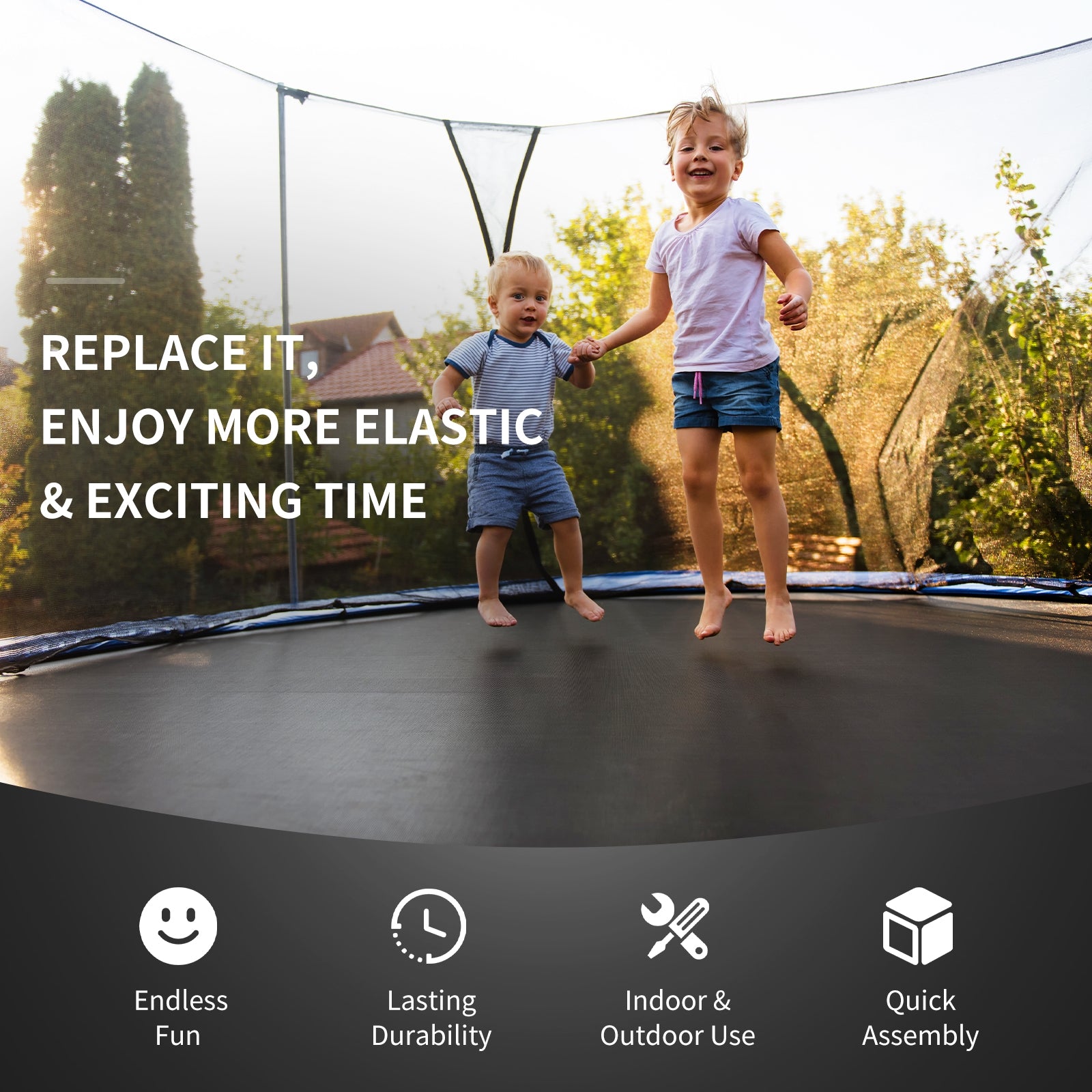High-Elastic PP Replacement Jumping Mat