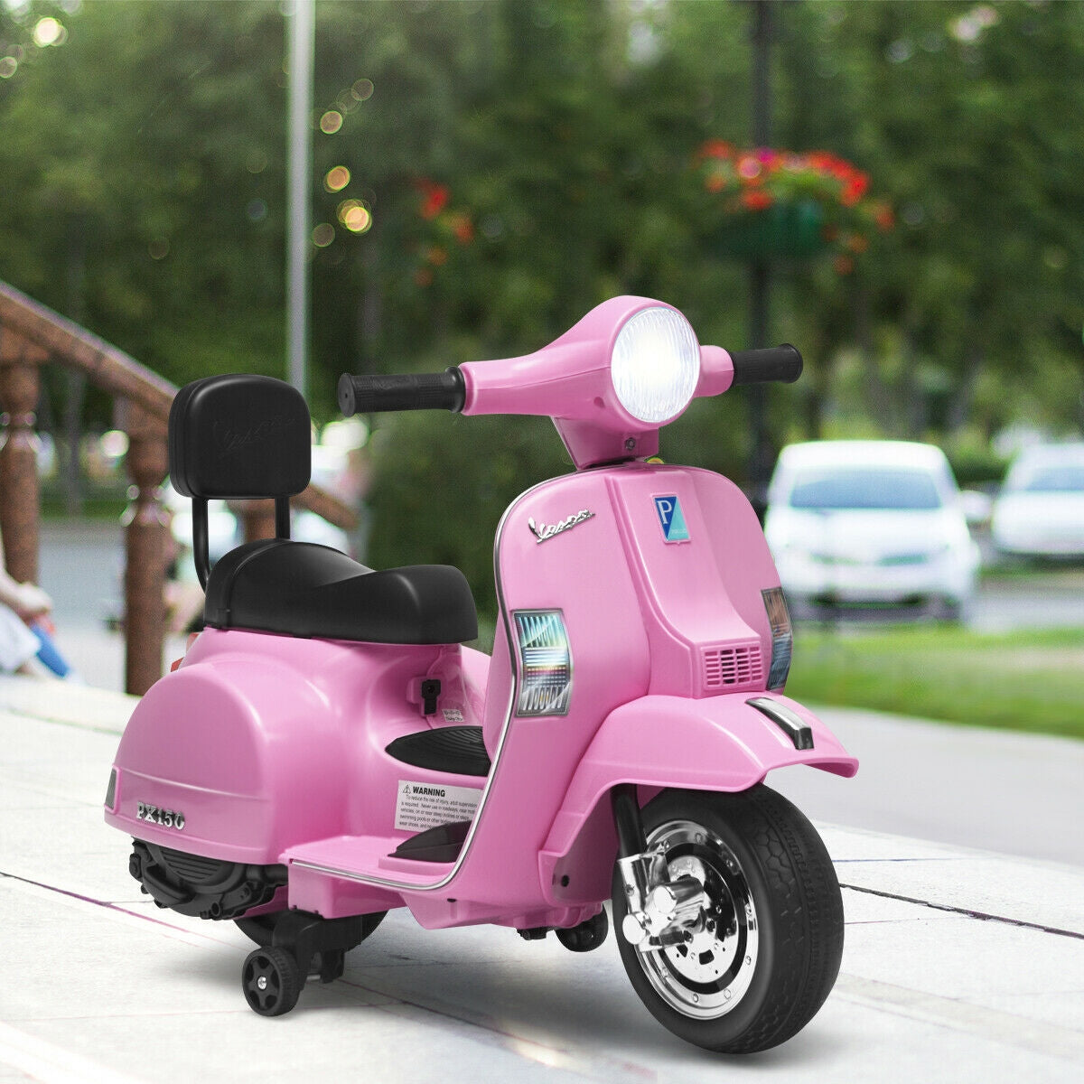 6V Kids Ride On Vespa Scooter Motorcycle for Toddler