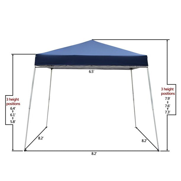 SUGIFT  8 x 8 Pop Up Canopy Tent Instant Waterproof Folding Tent with Carry Bag