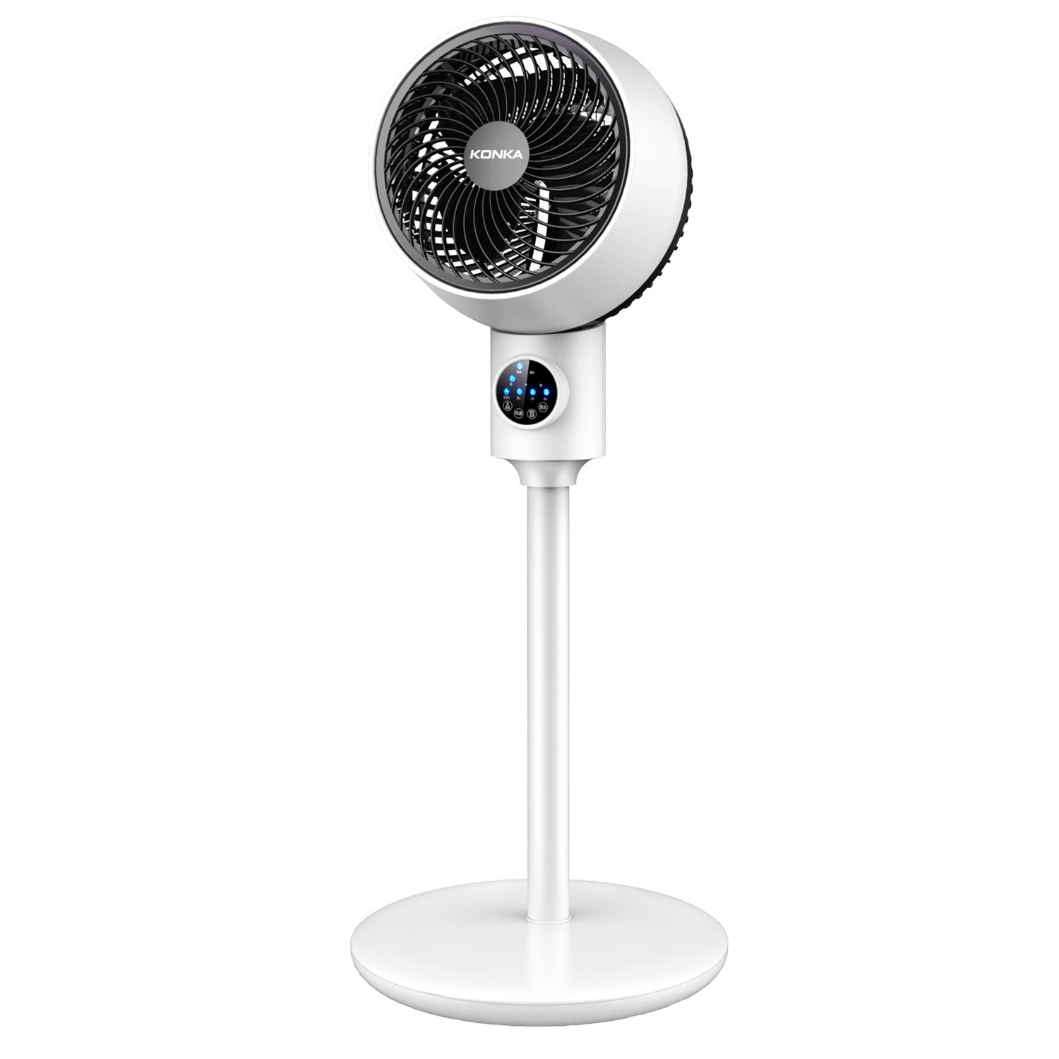 Air Circulation Fan Household Electric Fan Student Bedroom Desk Fan Floor Fan 3-Speed Adjustment with Touch Panel