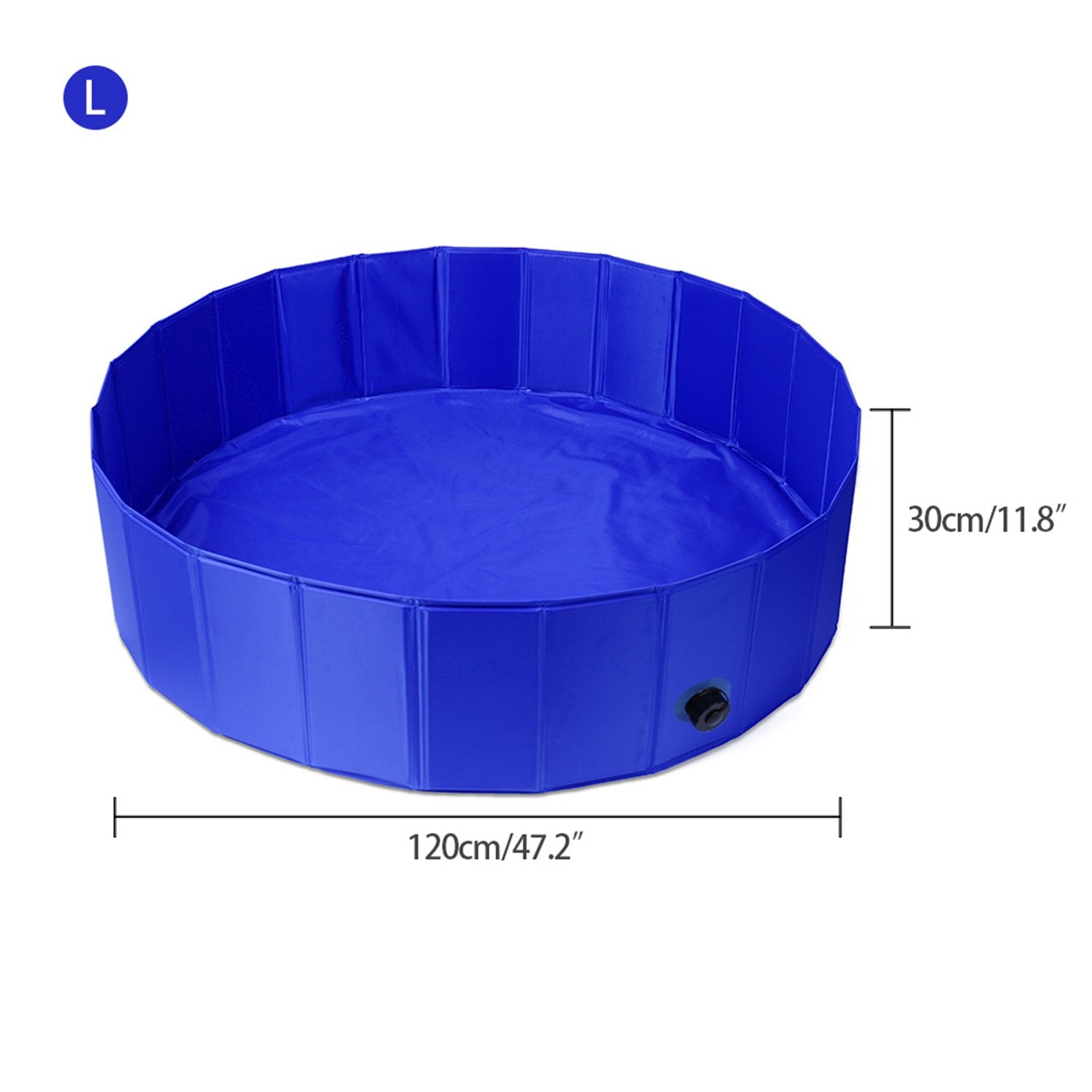 SUGIFT  Summer Pet Dog Swimming Pool Pet Bath Pool Portable PVC Outdoor Durable Tub Pool 120CM/47.2inch