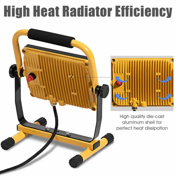 SUGIFT  Portable Work Light 50W 5000lm LED Portable Outdoor Camping Work Light