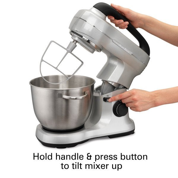 SUGIFT  7 Speed Silver Stand Mixer