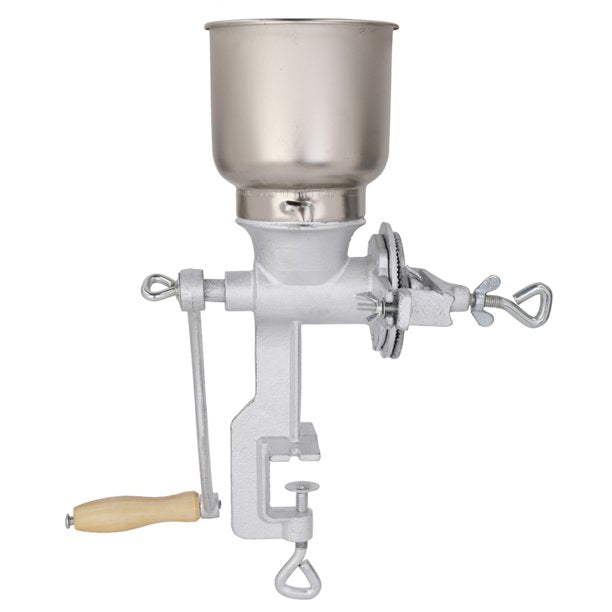 SUGIFT  Home Use Hand Cranking Operation Grain Grinder, Silver