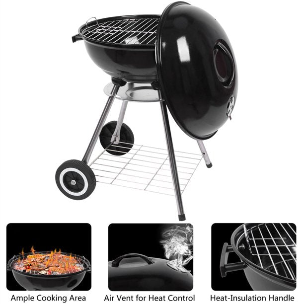 SUGIFT  Portable Grill 18inOutdoor BBQ Grill Charcoal Grill