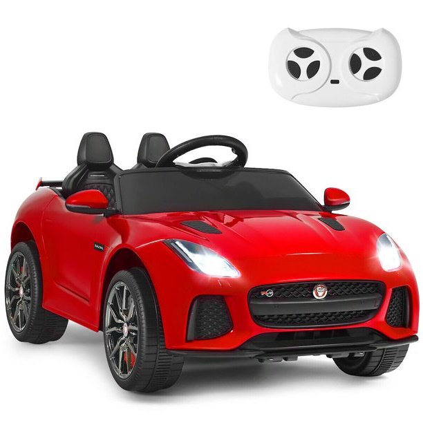 12V Jaguar F-Type SVR Licensed Kids Ride On Car Motorized Vehicle w/ MP3 Pink
