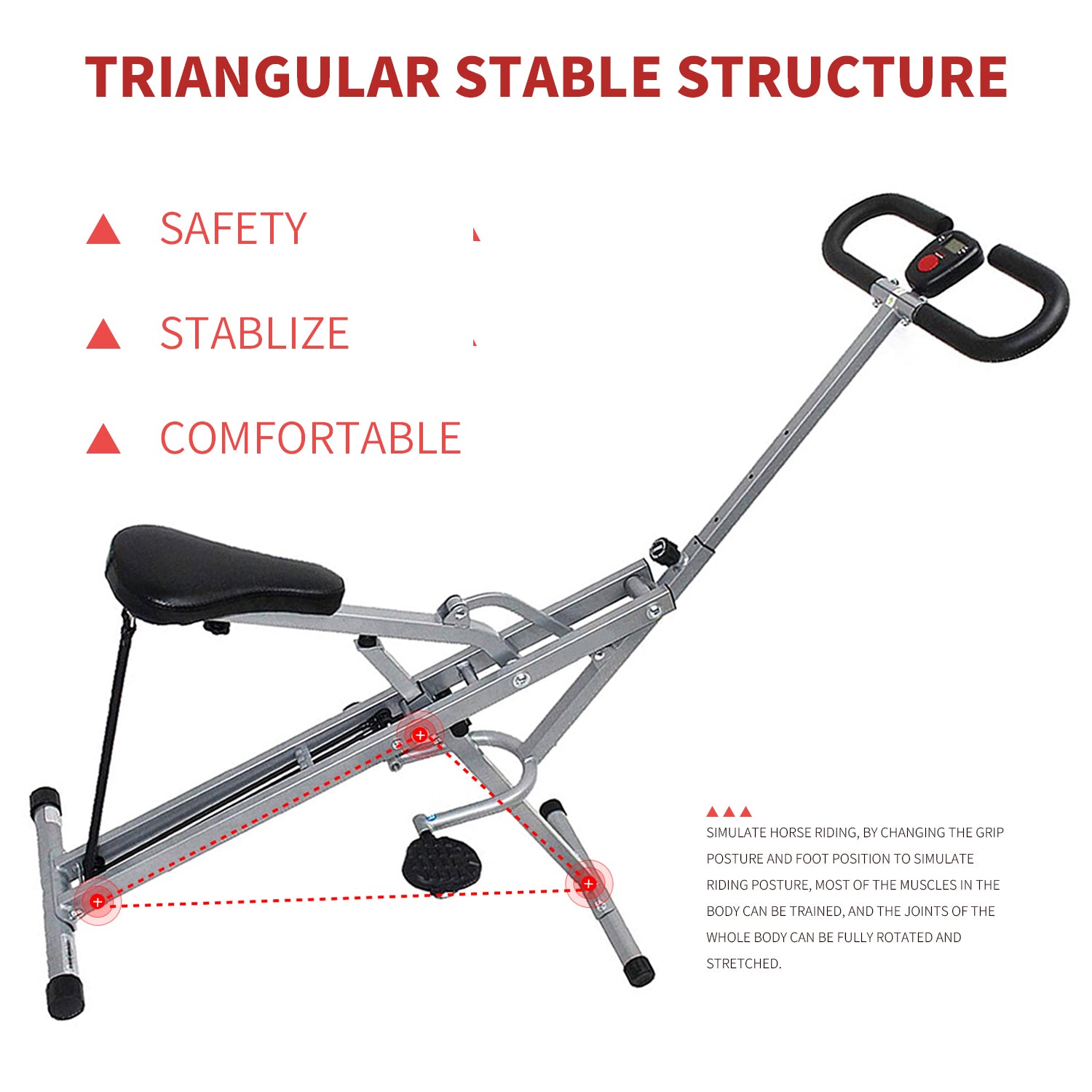 SUGIFT  Squat Auxiliary Training Device, Abdominal Training Device, Can Exercise Waist, Hips, Thighs