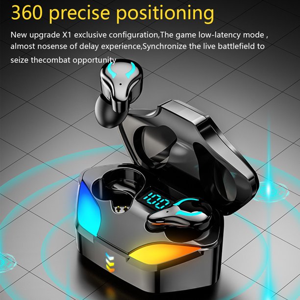 SUGIFT  Wireless Earbuds, 220H Playtime Bluetooth 5.1 IPX5 Waterproof Touch Control
