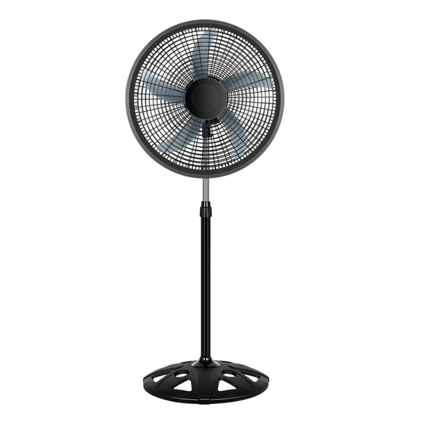 SUGIFT  Oscillating Fan Stand Fan Pedestal Fan, Adjustable 3 Levels Speed 90¡ãHorizontal Oscillating 18in Black