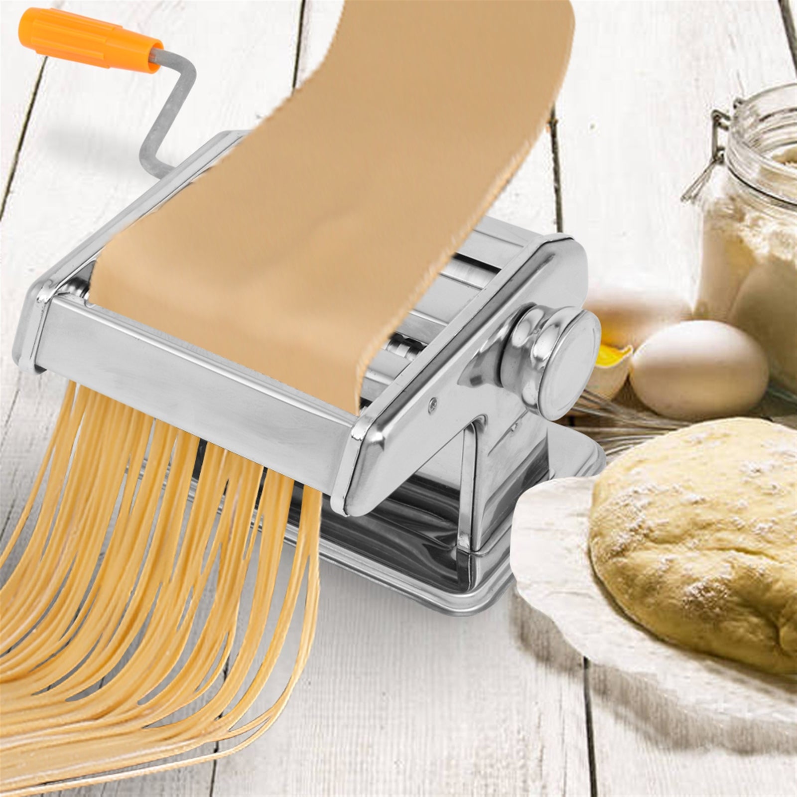 SUGIFT  Stainless Steel Manual Multi-Function Rolling Machine, Silver