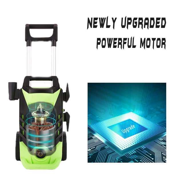 SUGIFT  35000PSI Max Electric Pressure Washer 2.25 GPM Power Washer 1800W High Pressure Cleaner Machine with Quick Connect Fitting