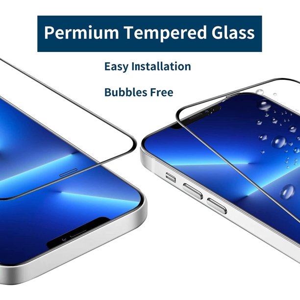 SUGIFT  Screen Protector Designed for iPhone 13 PRO MAX Tempered Glass, 6.7 inch (3 PACK )