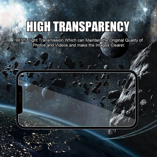 SUGIFT  Compatible with iPhone 13/13 Pro Screen Protector 6.1 inch 3 Pack [Installation Tray] [Case-Friendly]