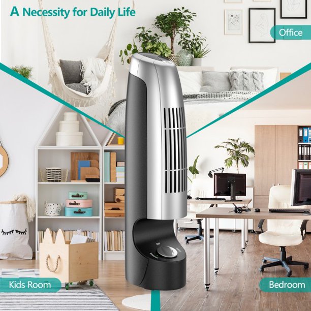 SUGIFT  Air Purifier 2 Pieces Mini Ionic Whisper Home Air Purifier for Dust and Smoke
